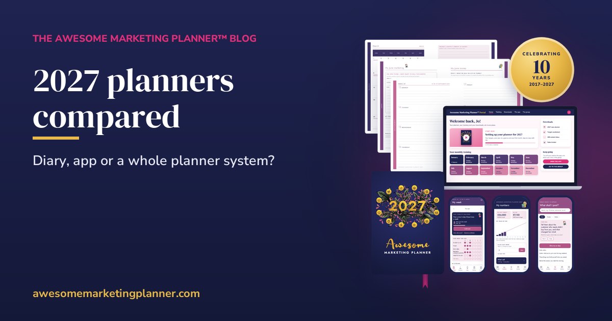 2027 planners compared: diary, business planner, app or planner system?