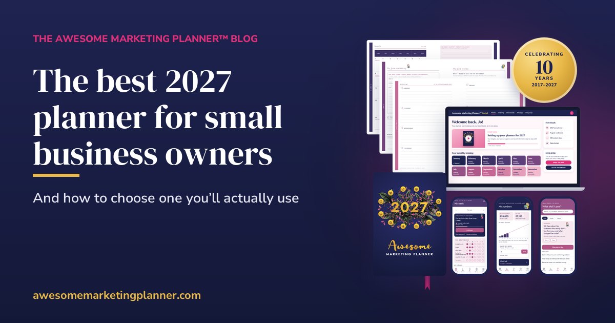 The best 2027 planner for small business owners (and how to choose one you’ll actually use)