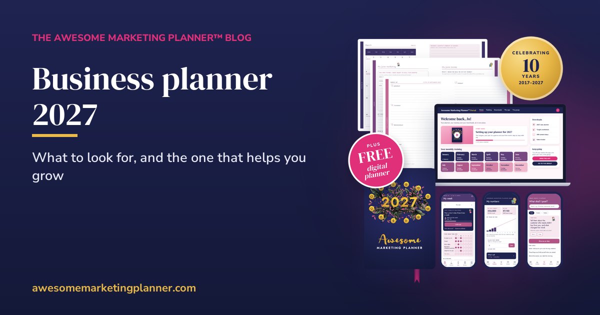 Business planner 2027: what to look for, and the one that helps you grow