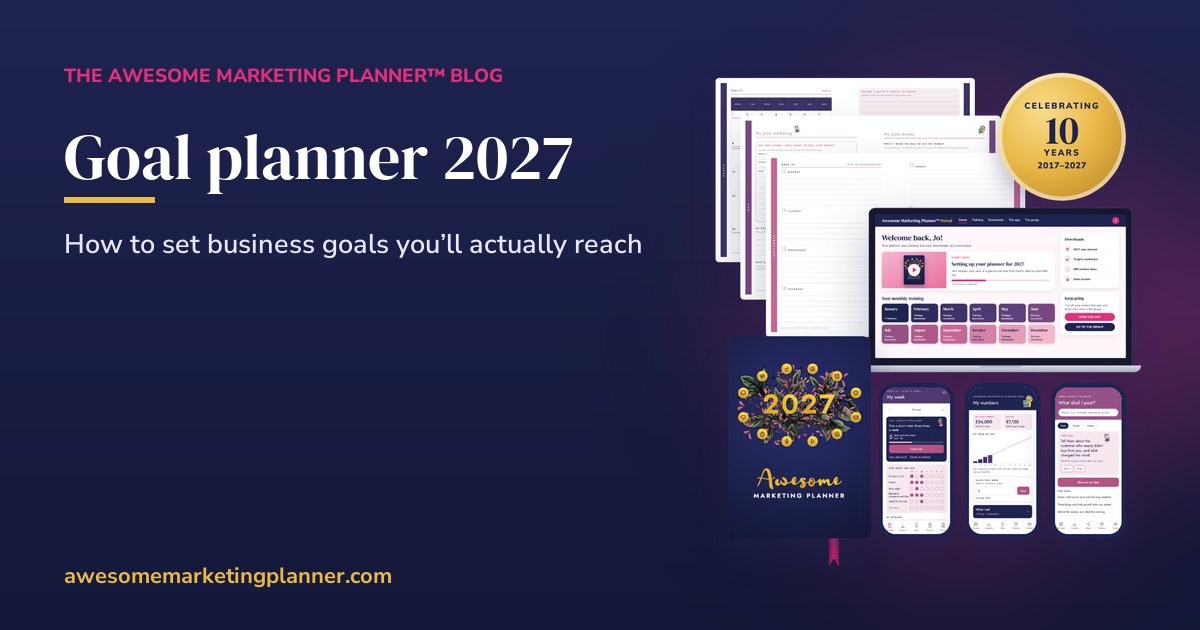 Goal planner 2027: how to set business goals you’ll actually reach