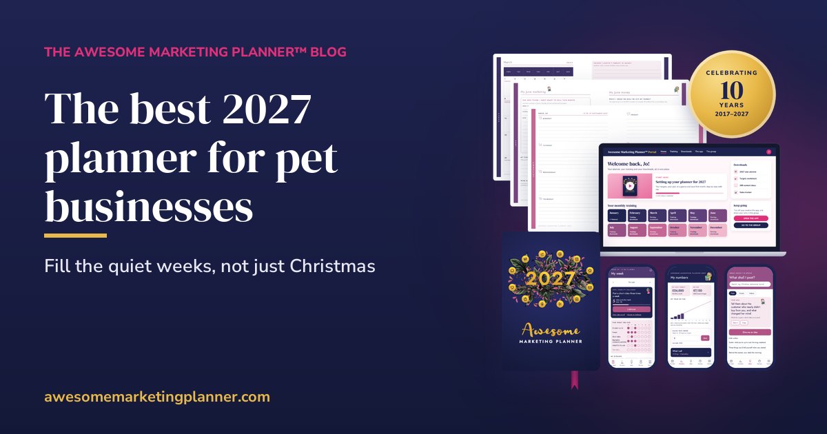 The best 2027 planner for pet businesses
